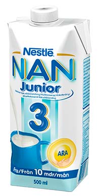 mélange de lait prêt à l'emploi nan