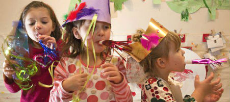 jeux avec les enfants pour la nouvelle année