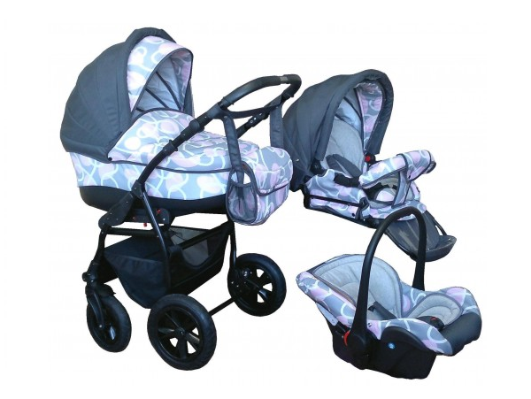 Poussette modulaire 3 en 1