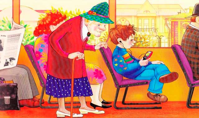 Enfants dans les transports publics: qui doit céder à qui