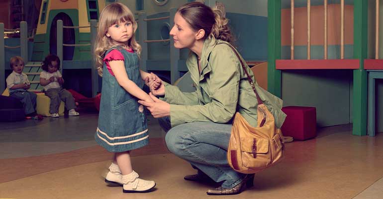 l'enfant ne veut pas aller à la maternelle